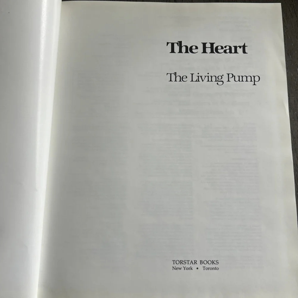 The Human Body The Heart The Living Pump Leather T Book Leather Bound Very Good